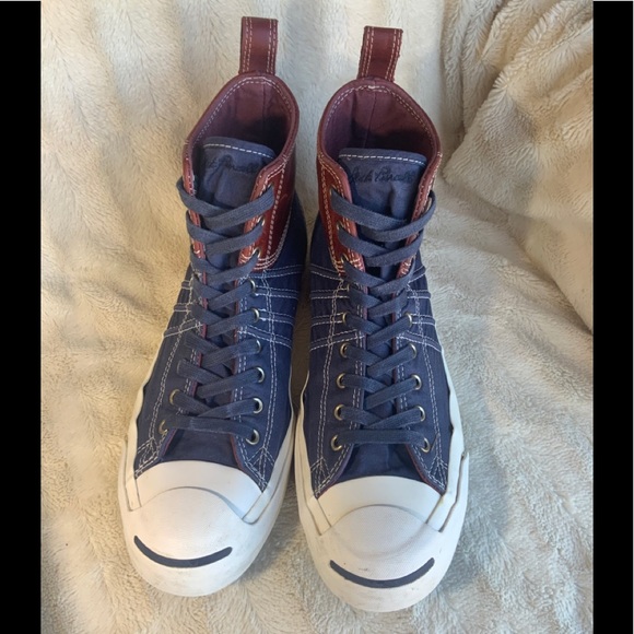 🔥CONVERSE “Jack Purcell” High Tops - Picture 2 of 8